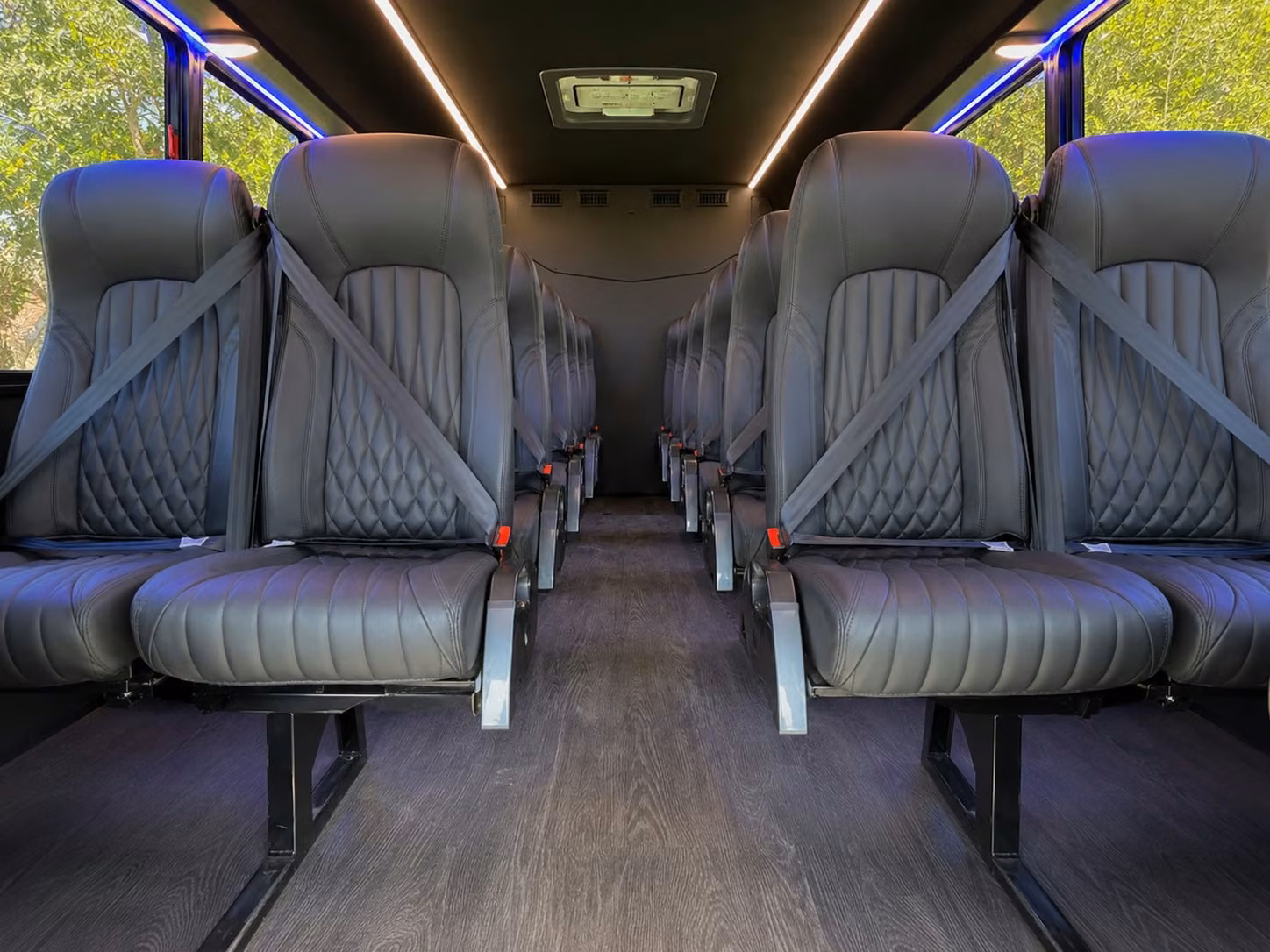 20 passenger minibus inside