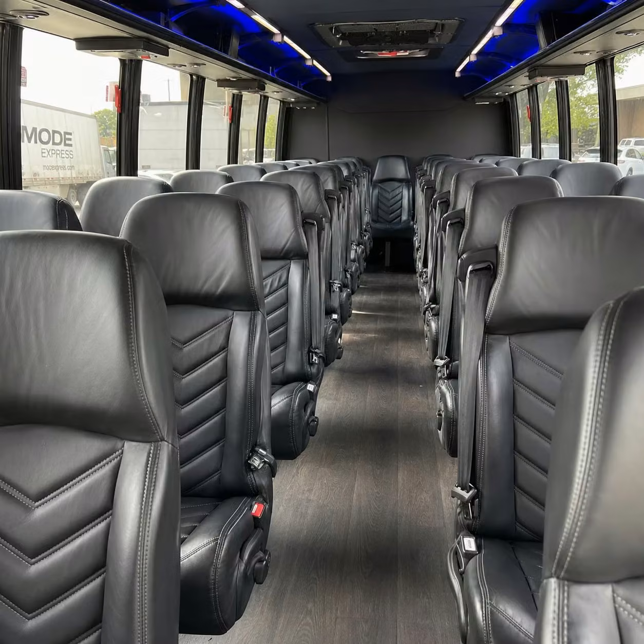 25 passenger minibus inside