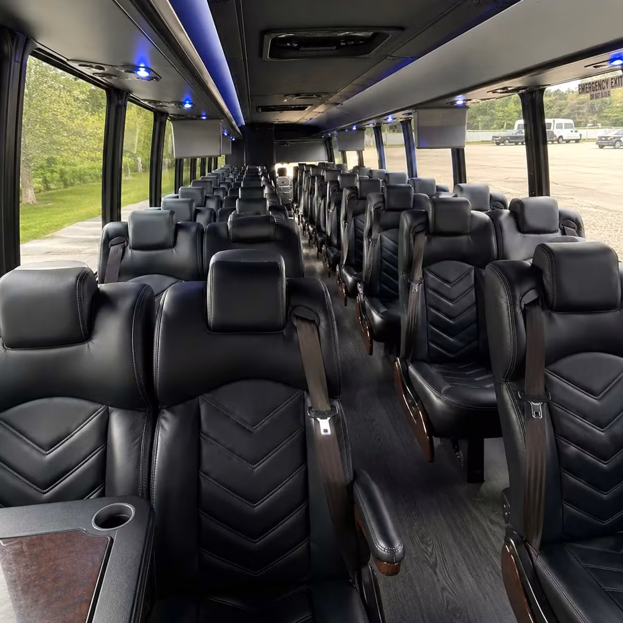 25 passenger minibus interior