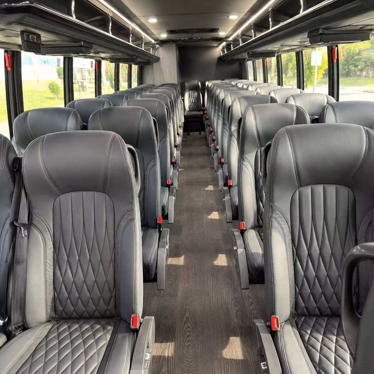 30 passenger minibus interior