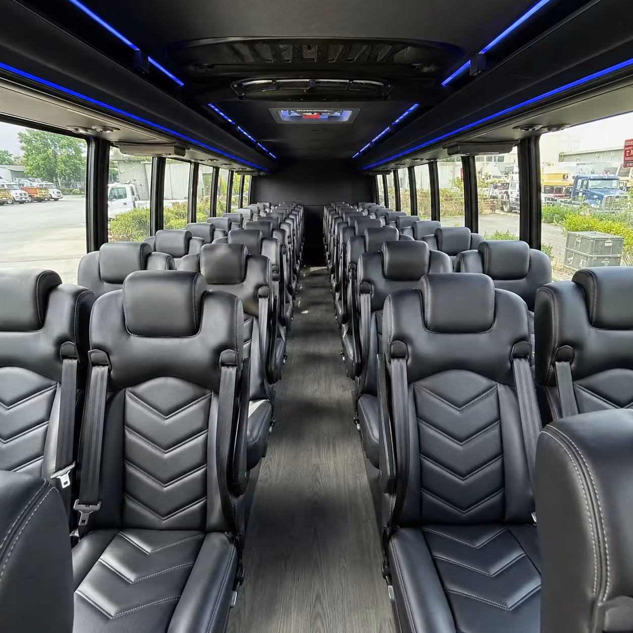 35 passenger minibus interior