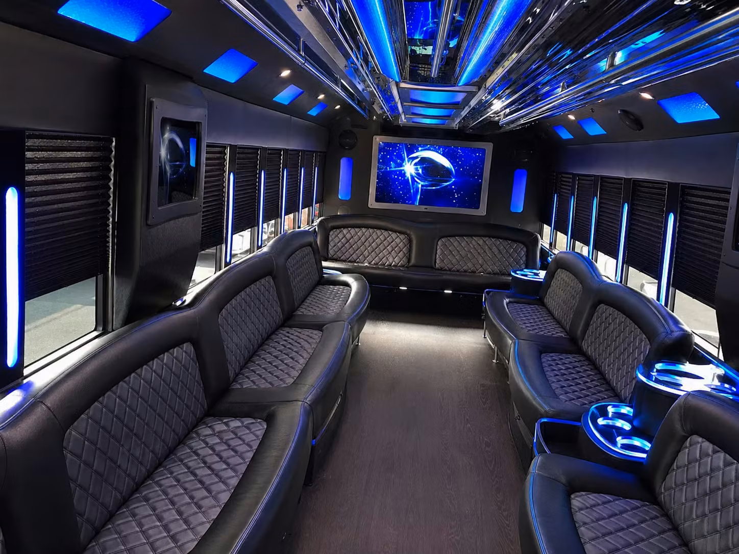 folsom prom groups love party buses with built in entertainment